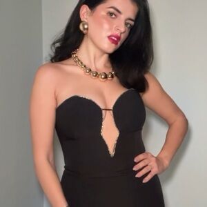 Elegant Black Women's Dress